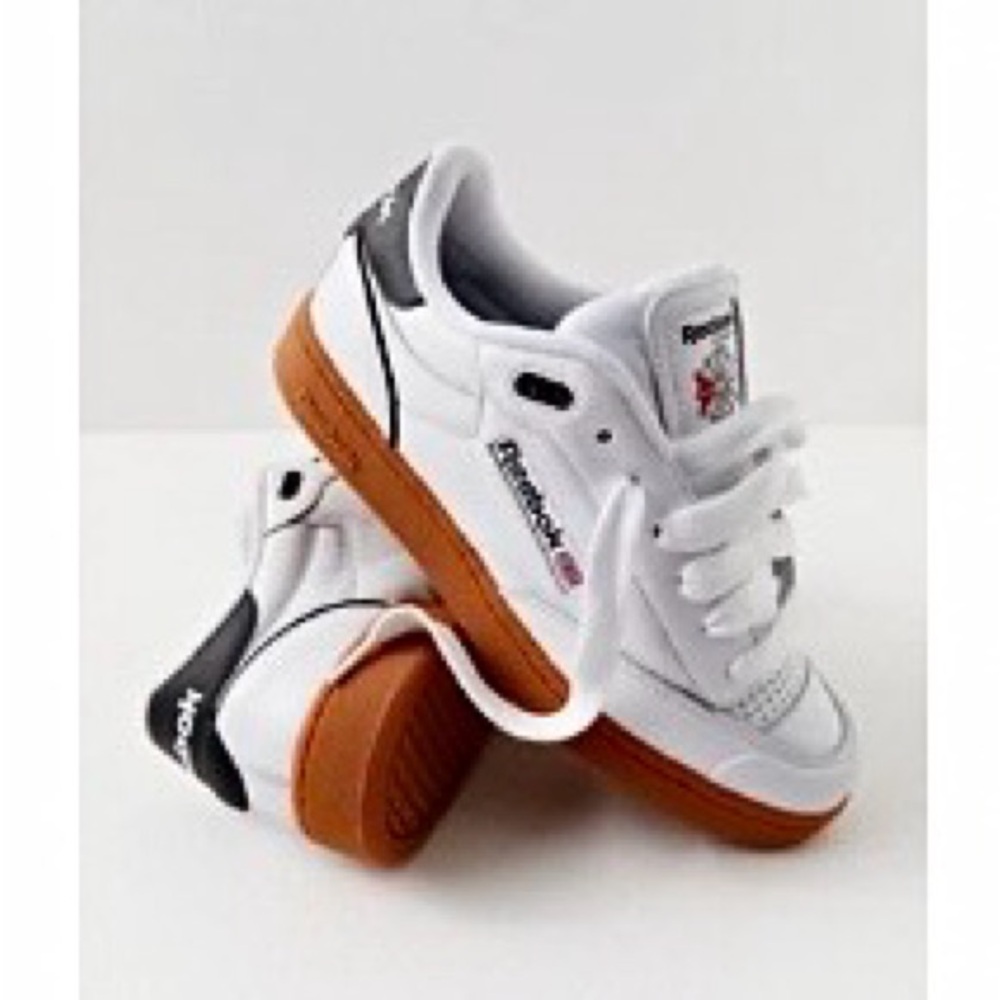 Reebok Club C White and Black Women's Shoes - Picture 9 of 9